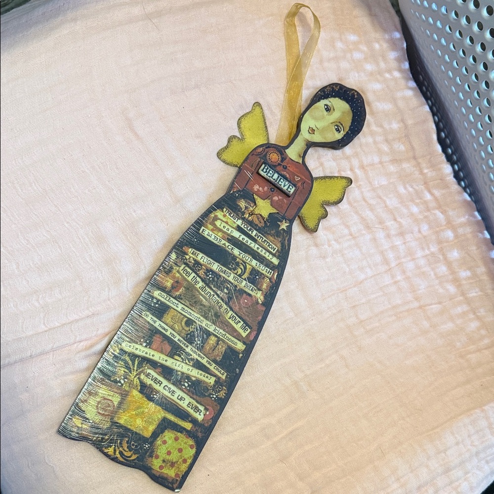 Colorful Angel Art Piece - Picture 2 of 7